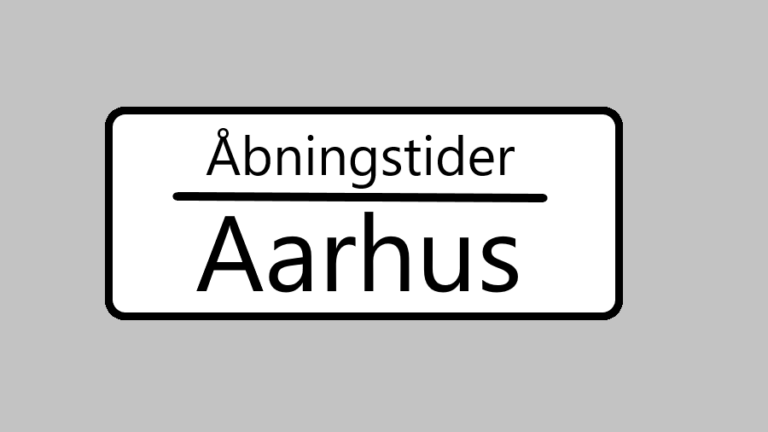 åbningstider strøget Aarhus